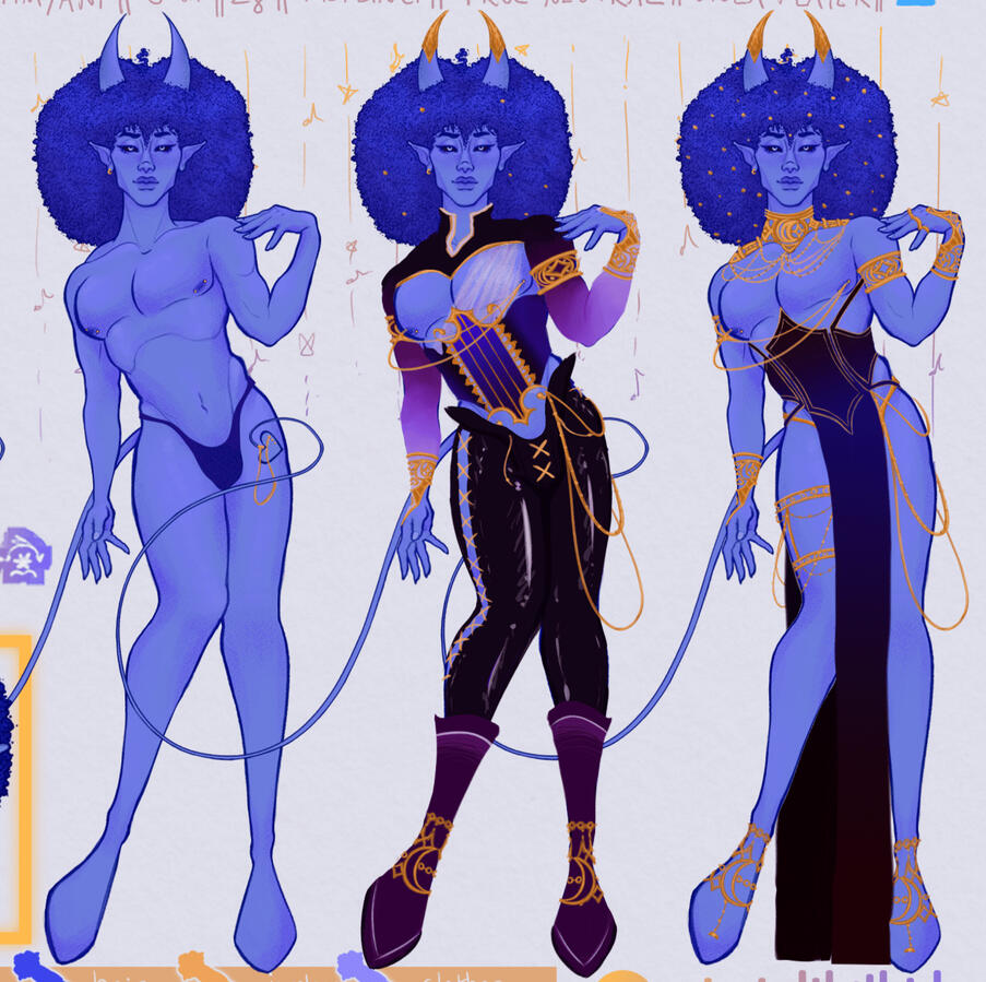 Sebastian Character/Outfit Design, The Diamond Dating Sim, 2024