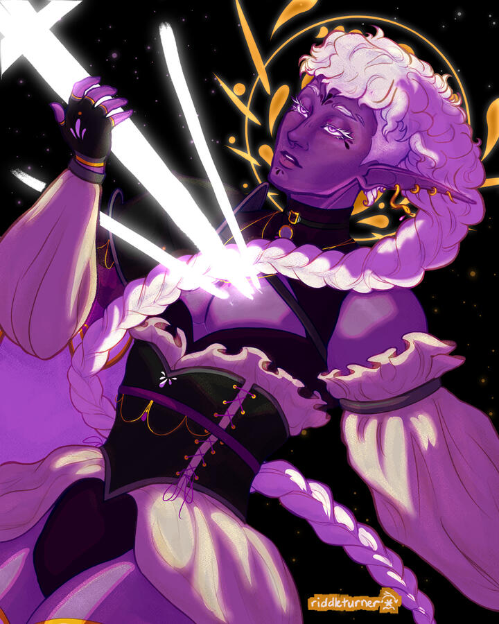 Delphinium, Artfight 2024