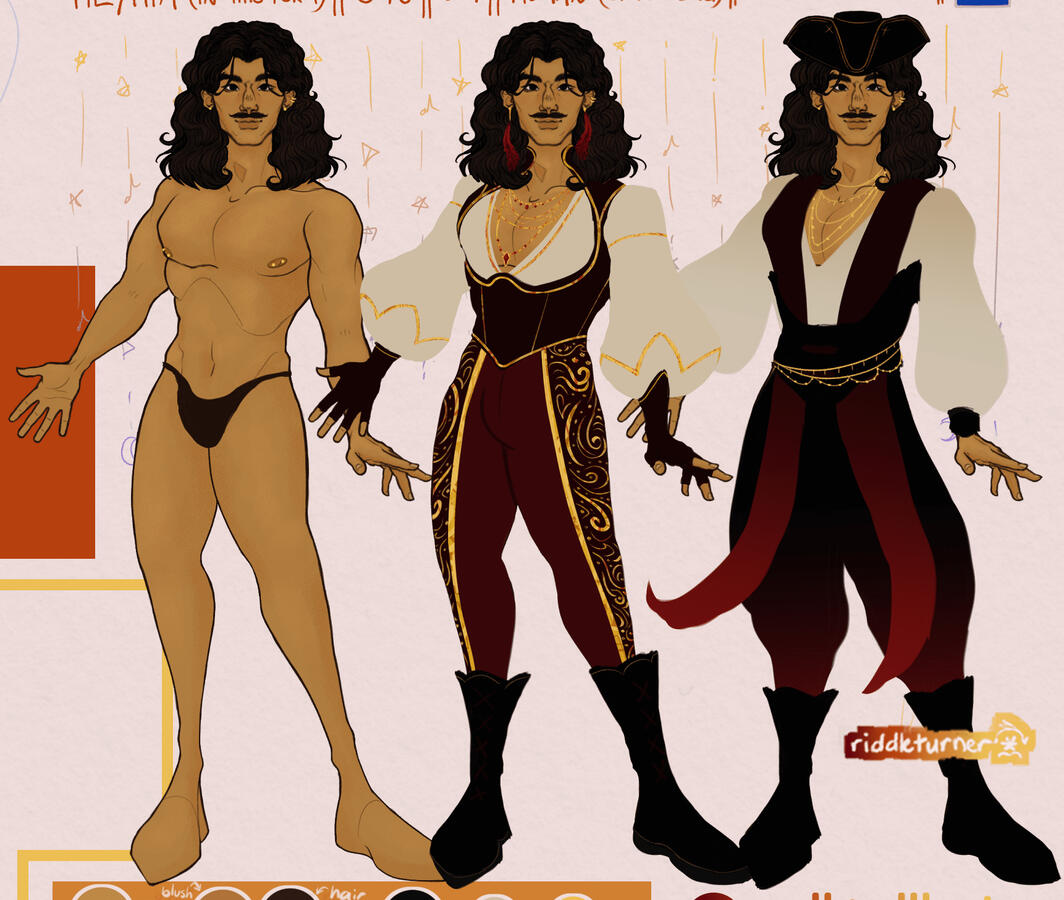 Casimir Character/Outfit Design, The Diamond Dating Sim, 2024